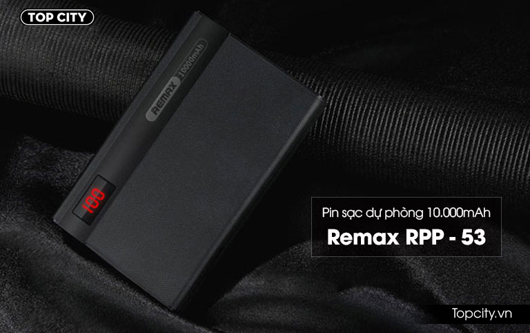 Pin sạc dự phòng 10.000mAh Remax RPP - 53 (1)